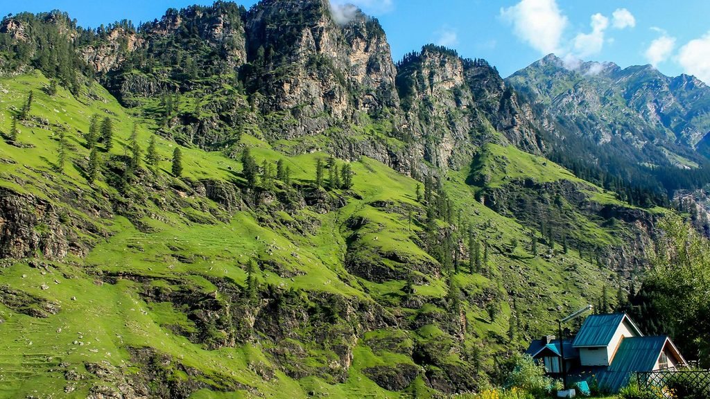 Manali valley in the Himalayas.
