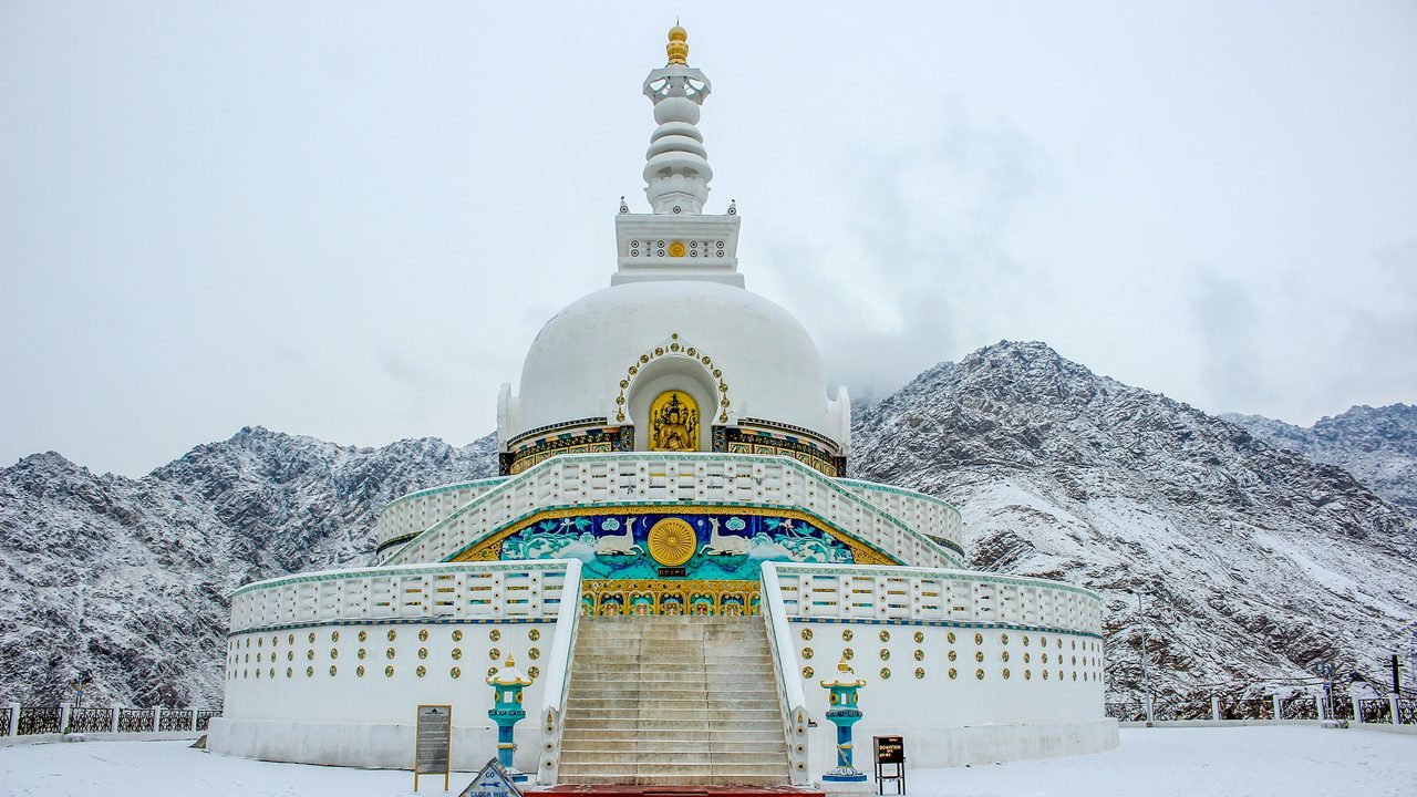 Shanti stupa, Ladakh.